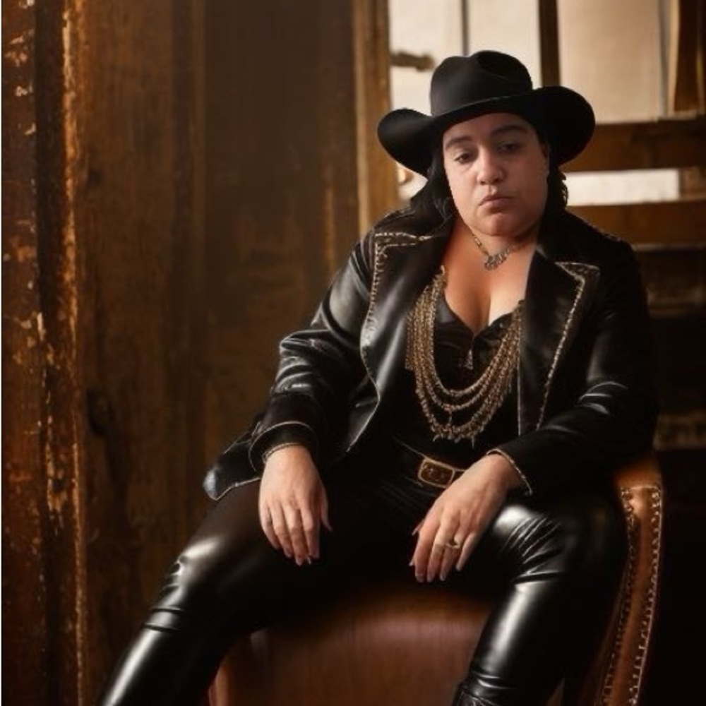 Black leather pants